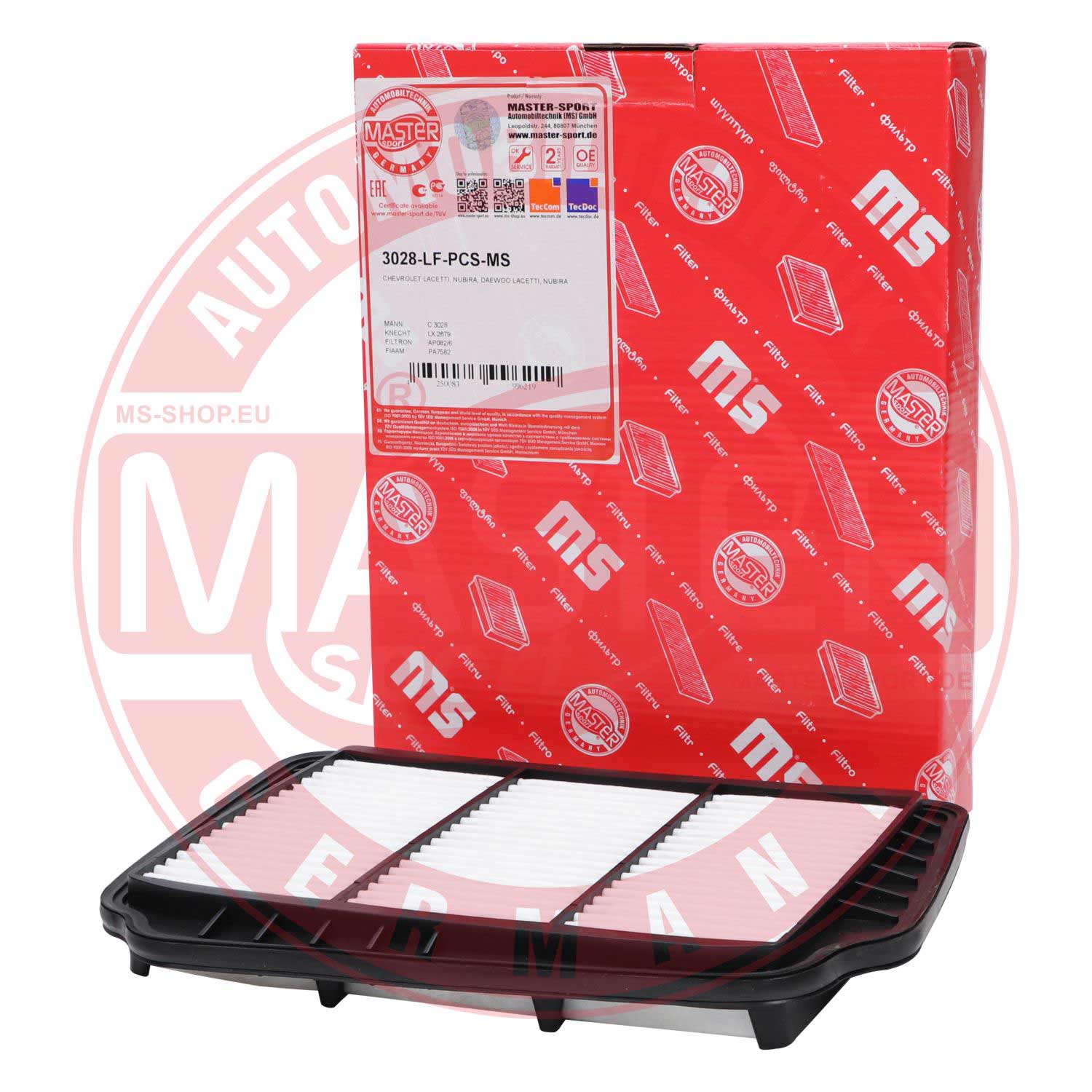 Filtru aer MASTERSPORT GERMANY 3028-LF-PCS-MS